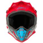 Шлем кроссовый JUST1 J38 Korner синий/красный матовый