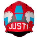 Шлем кроссовый JUST1 J38 Korner синий/красный матовый