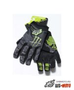 Fox Dirtpaw Race Monster Energy кроссовые мотоперчатки Черн