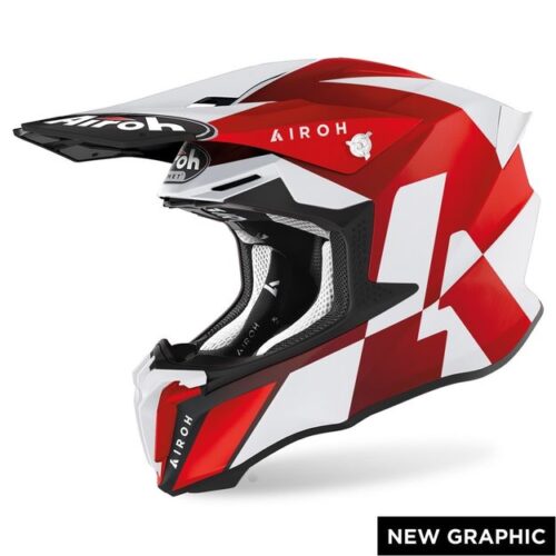 Шлем AIROH TWIST 2.0 Lift красный матовый