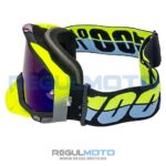 Очки 100% Racecraft MX черно-желтые зеркальные
