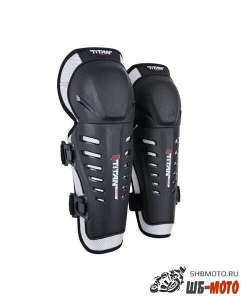 Наколенники подростковые Fox Titan Race Knee/Shin Youth Guard Black