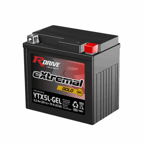 Аккумулятор RDRIVE eXtremal Gold YTX5L-GEL [114x71x107]