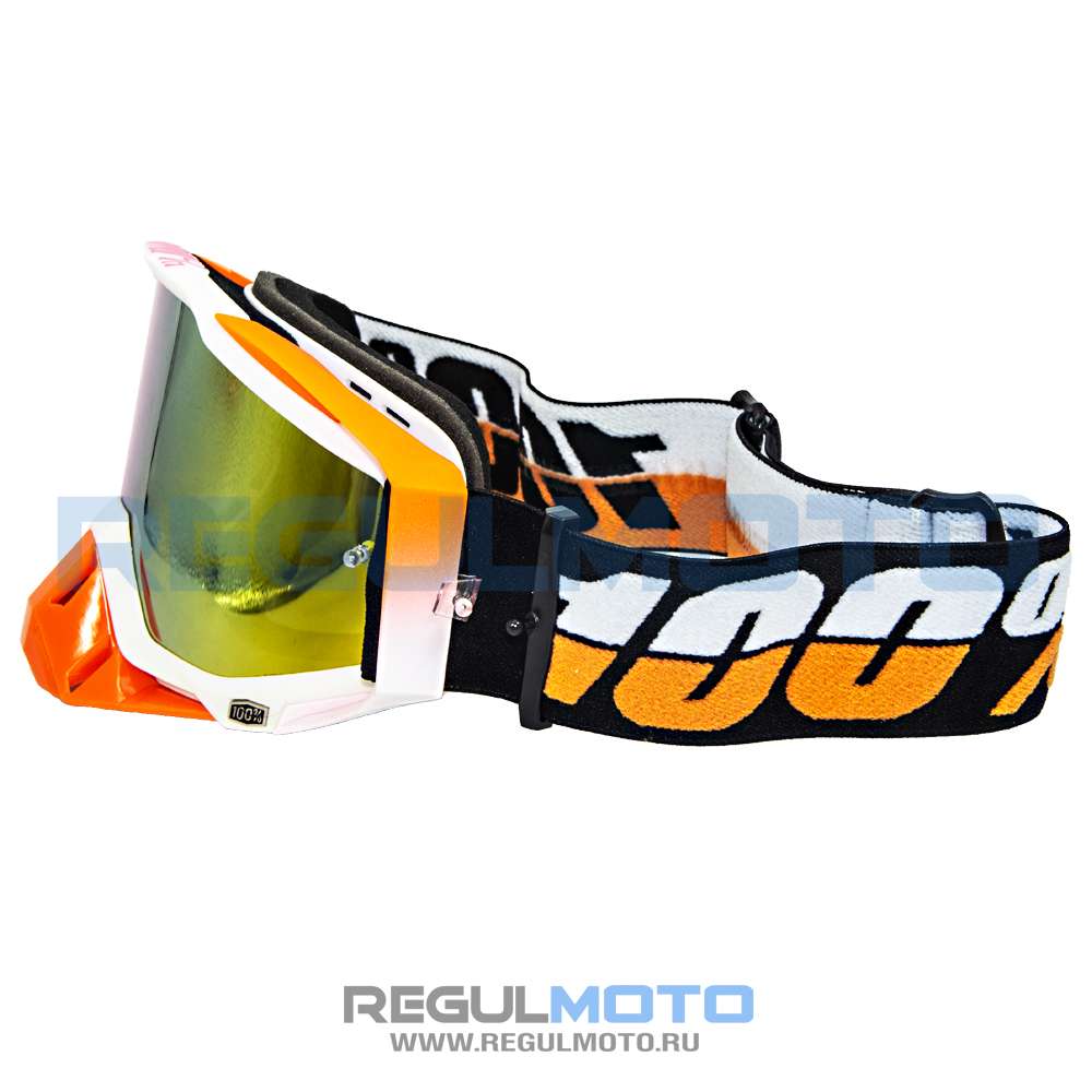 Очки 100% Racecraft MX оранжевый-белый