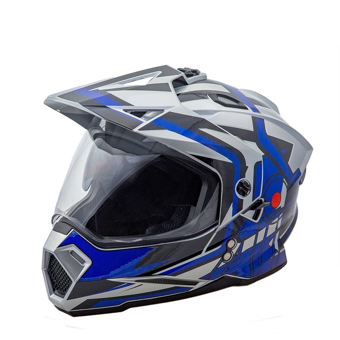 Шлем AiM JK802S (мотард) Blue/Grey/Black Шлем AiM JK802S (мотард) Blue/Grey/Black
