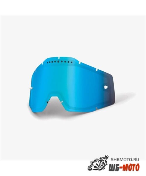 Линза 100% RC2/AC2/ST2 Replacement Lens Vented Dual Pane Mirror Blue