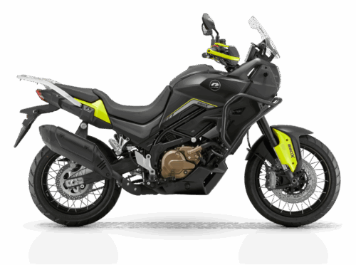 Мотоцикл QJmotor SVT 650 X, 2026 г.в., цвет зеленый(черные диски)