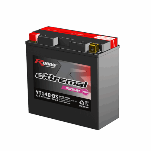 Аккумулятор RDrive eXtremal IRIDIUM YT14B-BS  [175х87х156]