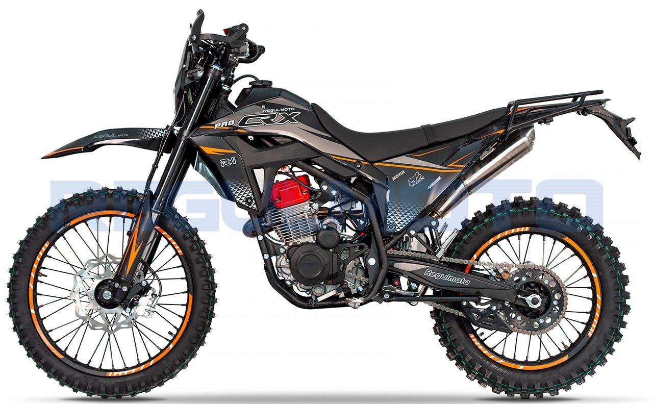 Мотоцикл Regulmoto CR-X PRO Оранжевый/серый Мотоцикл Regulmoto CR-X PRO Оранжевый/серый