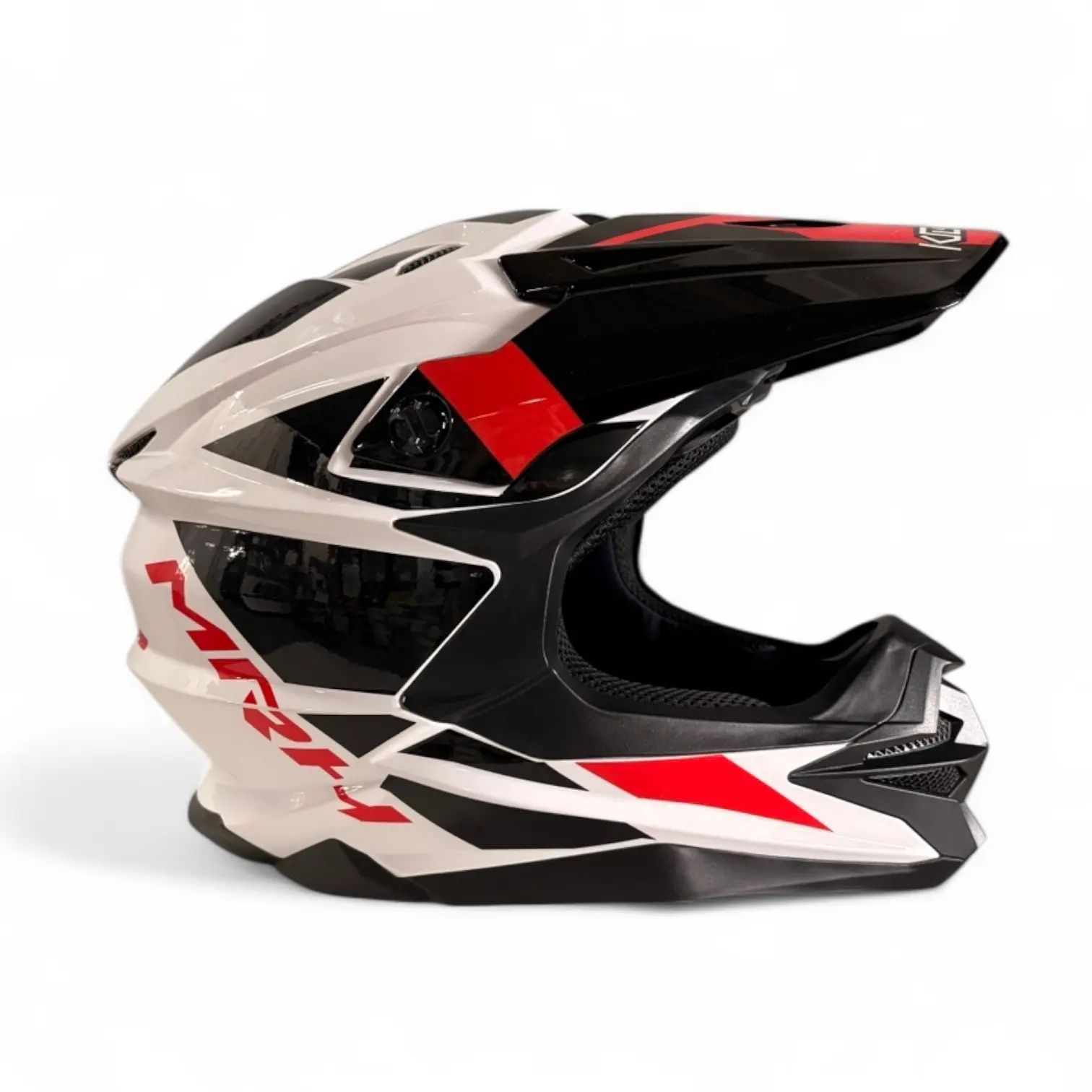 Шлем KIOSHI Holeshot 803 кроссовый Черный/ красный/ белый