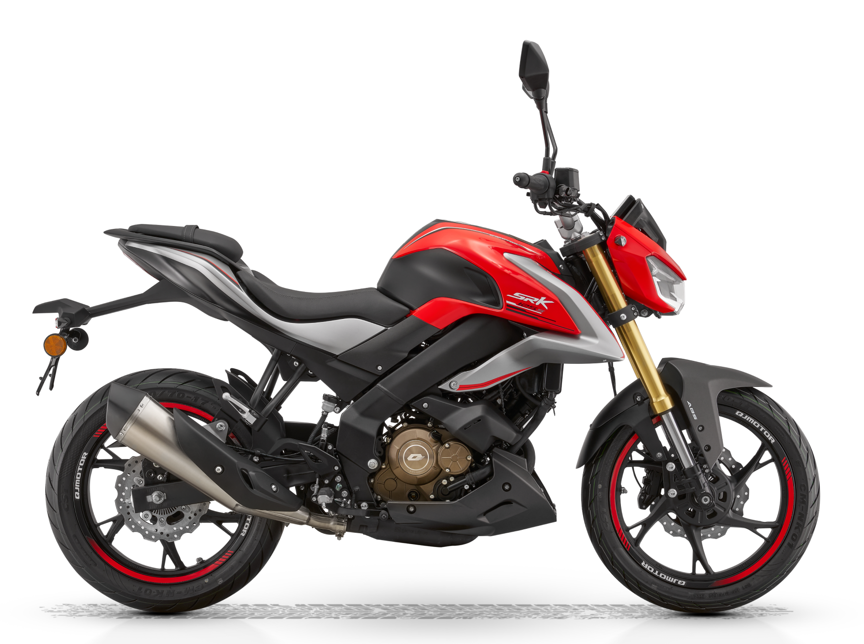 Мотоцикл Qjmotor SRK 125 S, 2026 г.в., красный (черные диски) Мотоцикл Qjmotor SRK 125 S, 2026 г.в., красный (черные диски)