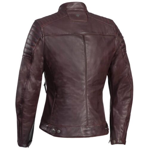 Мотокуртка женская кожаная IXON SPARK LADY BURGUNDY
