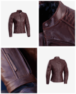 Мотокуртка женская кожаная IXON SPARK LADY BURGUNDY
