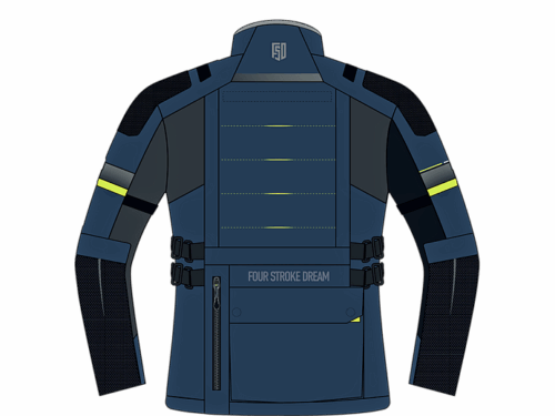 Мотокуртка ткань FSD TESLA 2.0 navy