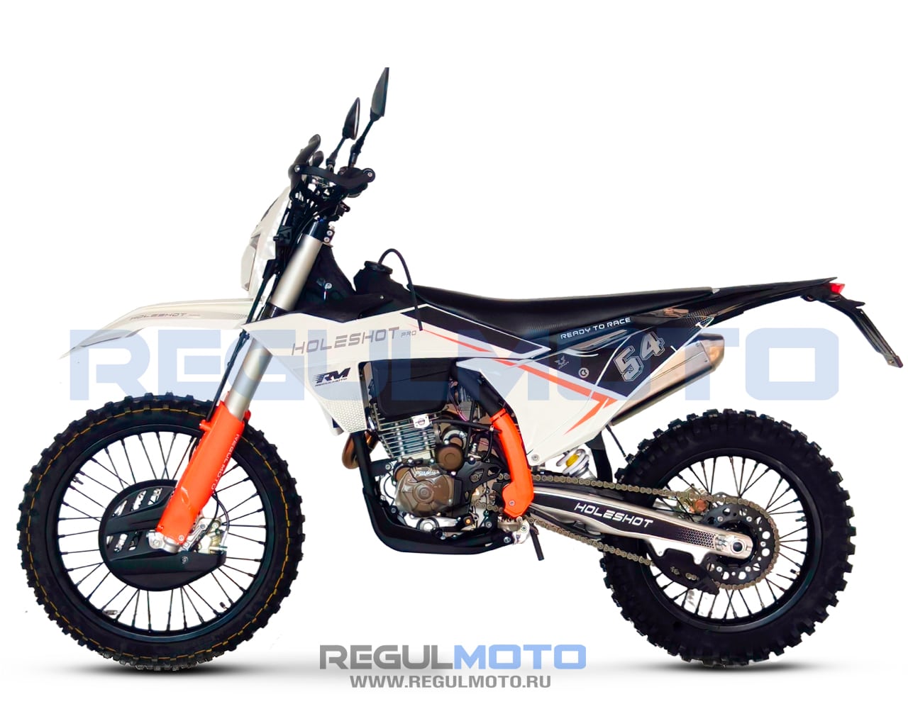 Мотоцикл Regulmoto Holeshot 300 pro (ZS PR300 PRO) Белый Мотоцикл Regulmoto Holeshot 300 pro (ZS PR300 PRO) Белый